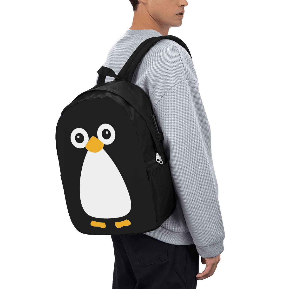 Laptop Bag - Leuke Vector Penguin-rugzak Reisnotebooktas Computer Student