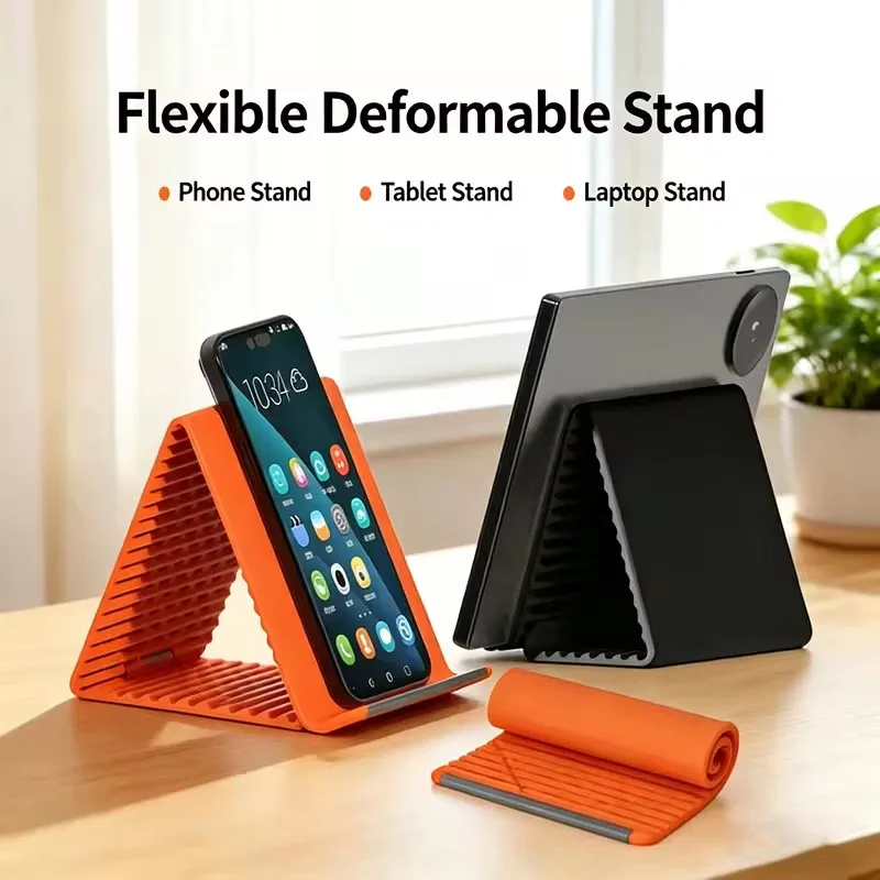 Buigbare siliconen telefoonsta - Laptop Stand recensie en prijs