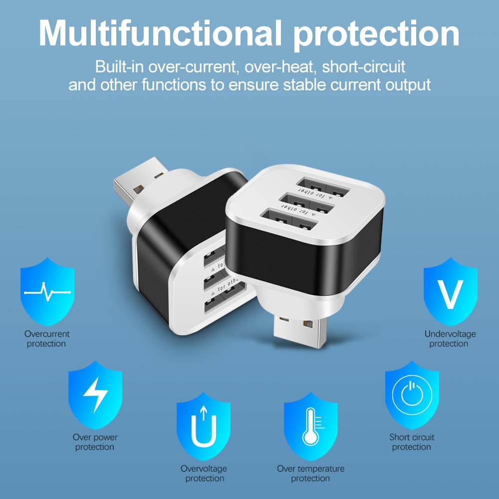 3-poorts USB-sleuvenadapter US - Laptop Charger recensie en prijs