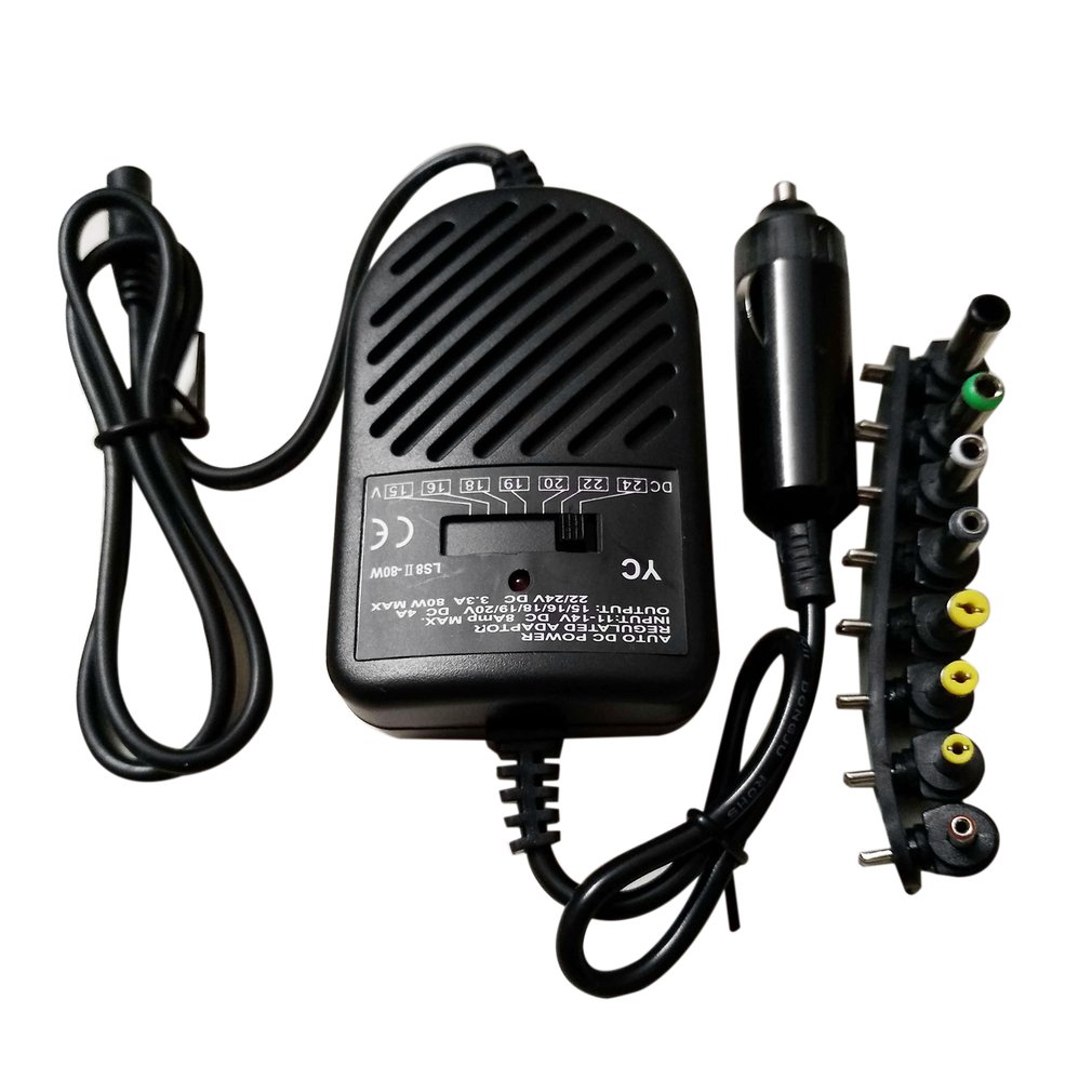 Universele 80W draagbare oplad - Laptop Charger recensie en prijs