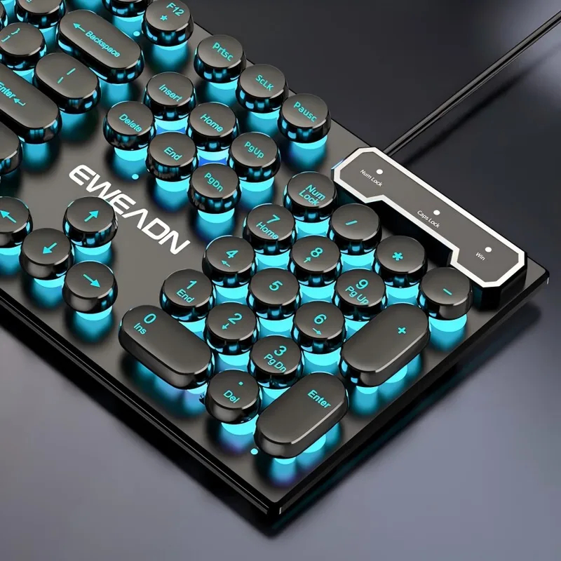 Retro Punk mechanisch toetsenb - Laptop Mouse recensie en prijs