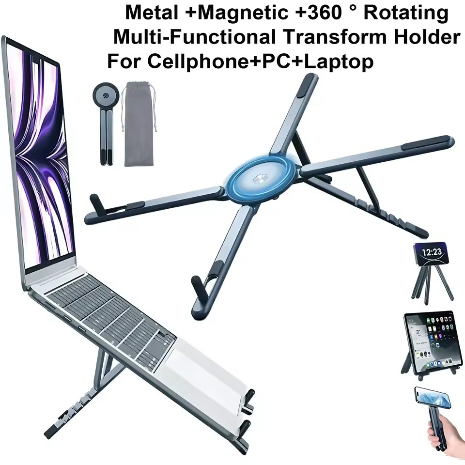 3-in-1 opvouwbare magnetische  - Laptop Stand recensie en prijs
