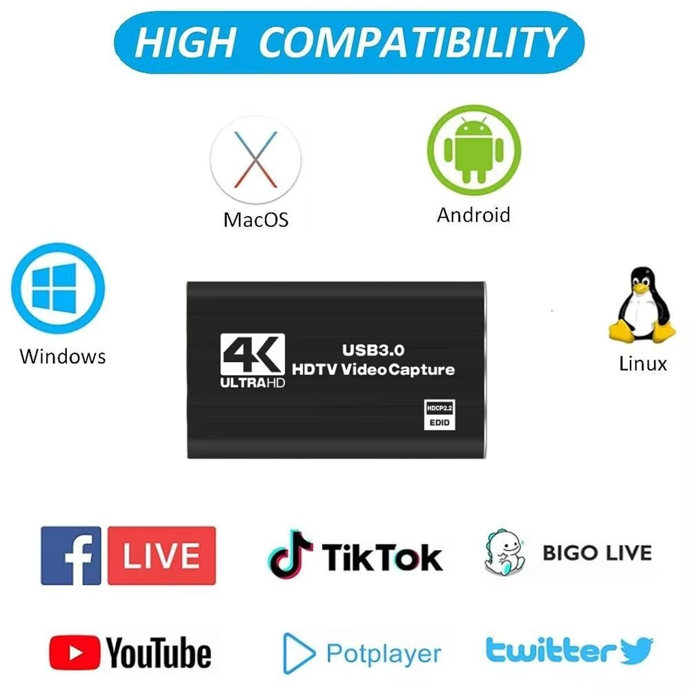 Roreta 4K USB 3.0 Video Captur - Hdmi Cable recensie en prijs