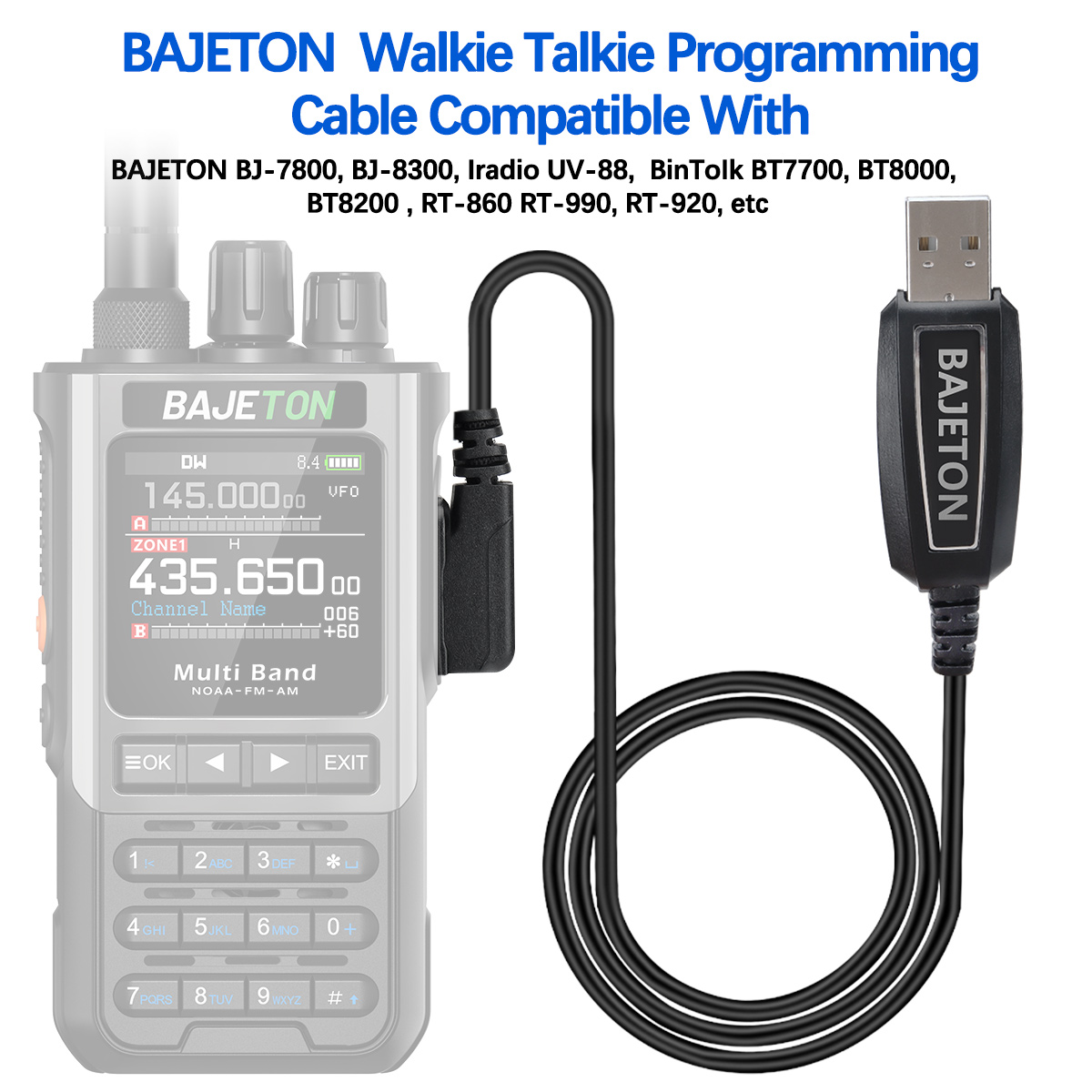 BAJETON Walkie Talkie USB Prog - Usb Hub recensie en prijs