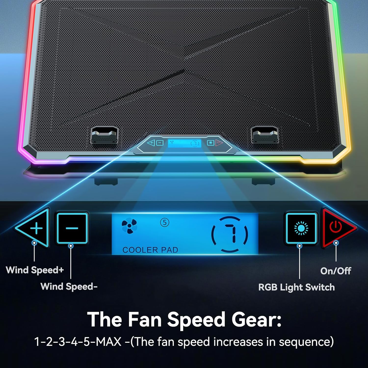 Rgb Laptop Cooling Pad Gaming  - Laptop Cooling Pad recensie en prijs