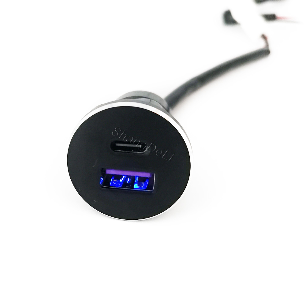 1PC Auto Dubbele USB-lader Aan - Usb C Hub recensie en prijs