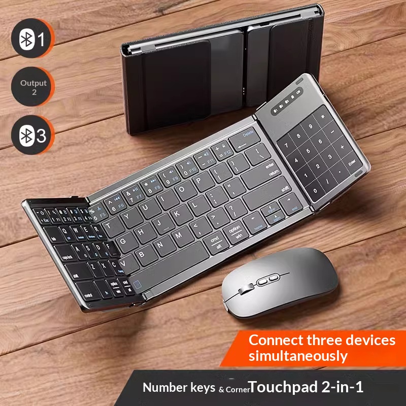 Mengzu Tri Fold draadloos Blue - Laptop Mouse recensie en prijs